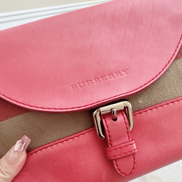 Burberry Canvas Check Henham Small Crossbody Bag/Purse - Picture 2 of 12